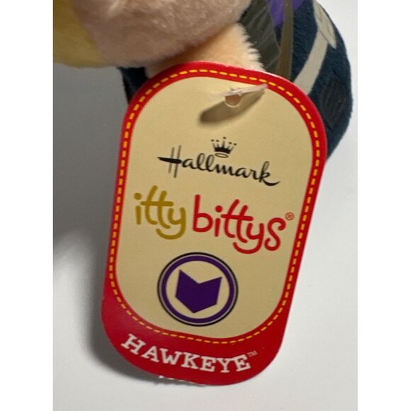 Marvel Hallmark Itty Bittys Plush Toys Set Of 3 Captain America Thor Hawkeye - Picture 12 of 12